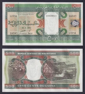 Banconota Mauritania 500 ouguiya 2002 P.-8c FDS/UNC - Picture 1 of 1