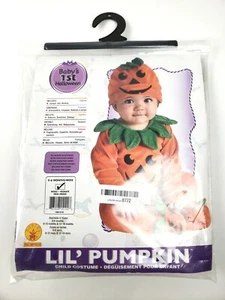 Lil Pumpkin Costume Halloween Fancy Dress 0-6 MONTHS - NEW - Picture 1 of 11