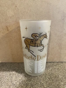 VINTAGE 1957 KENTUCKY DERBY GLASS - GREAT CONDITION - BUY IT NOW - Picture 1 of 4