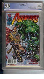 AVENGERS #5 PGX 9.8 "CUBIERTA DE BATALLA THOR VS HULK" - Imagen 1 de 2