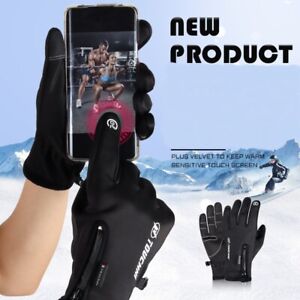 Men Women Winter warm Windproof Waterproof  Sport Ski Touch Screen Gloves