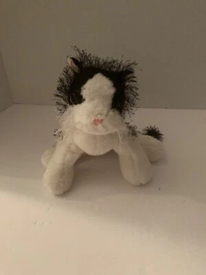 Ganz Webkinz - HM016 Black and White Cat Stuffed Animal - No Code - Image 1 of 4