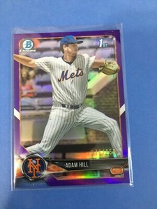 F119,511  2018 Bowman Chrome Draft Purple Refractors #BDC154 Adam Hill/250