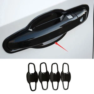 Manija de puerta exterior negra brillante cubierta de taza para Honda Accord 2018-2022 - Imagen 1 de 8