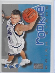 1996-97 SkyBox Premium Basketball Brian Evans RC / Rookie Card # 208 Orl. Magic