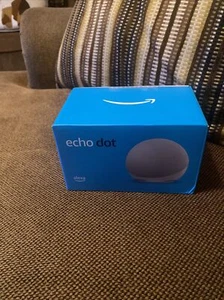 Echo Dot Alexa Sealed 4th Generation Glacier White New - Picture 1 of 6