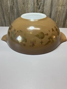 Vtg Pyrex 444 Early American Pattern Cinderella 4 Qt Mixing Bowl Made In USA - Picture 1 of 17