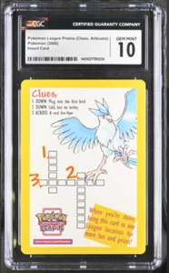 Pokemon CGC EDELSTEIN NEUWERTIG 10 Articuno Zapdos Moltres schwarzer Stern Promo-Einsatz - Bild 1 von 2