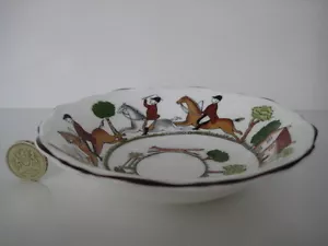 WEDGWOOD HOUNDS AND ZORROS ESCENAS DE CAZA PLATO DE CARAMELO DULCE INGLÉS CHINA - Imagen 1 de 1