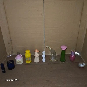 Vintage Collectible Avon Perfume And Other Bottles Lot Of 10 - Picture 1 of 10