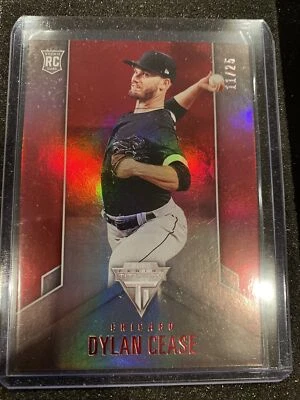 Dylan Cease 2020 Panini Chronicles Titanium Red /25 Rookie RC #16 White Sox - Image 1 of 2