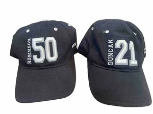 Lot 2 San Antonio Spurs NBA David Robinson & Tim Duncan Twin Towers Vintage Mütze 1999 - Bild 1 von 7