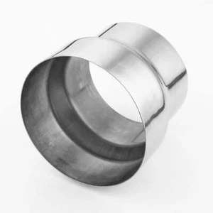 6" OD to 5" ID Exhaust Piping Adapter Polished Reducer 304 Stainless Steel - Picture 1 of 2