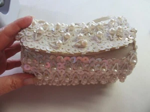 Beautiful Vintage La Regale White Pearl Purse 1950's - Picture 1 of 6
