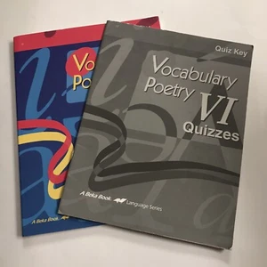 Abeka Wortschatz Poesie VI Lehrer Set 3. Auflage 12. Klasse - Bild 1 von 6