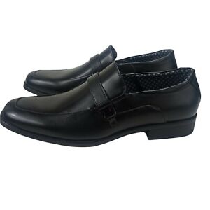Perry Ellis Portfolio  Dalton Men's Slip On Loafers Black Dress Shoes SZ 11.5