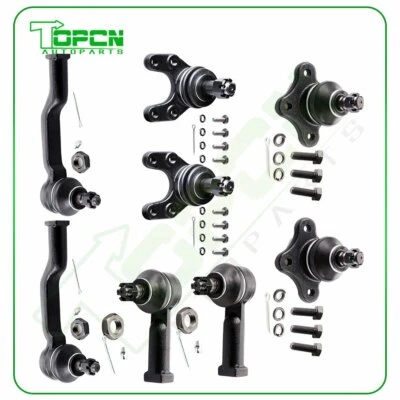 8x Fits 1987-1991 1992 1993 Mazda B2200 Ball Joints Tie Rod Ends Suspension Kit - Image 1 of 4