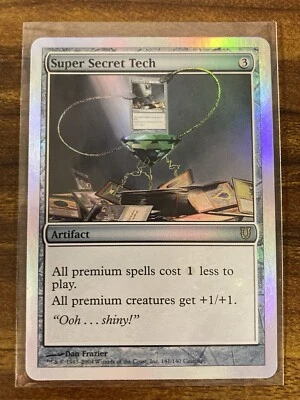 MTG ✨SUPER SECRET TECH FOIL✨Unhinged MINT RARE 2004 Dan Frazier Art UNPLAYED - Image 1 of 4
