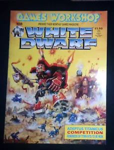 Games Workshop White Dwarf #108 December 1988 - Imagen 1 de 2