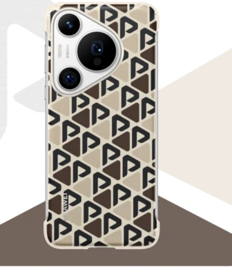 Funda Trasera Magnética Monograma Cuero Original Pura 70 Pro/Pura 70 Pro+ Foto 1 de 4