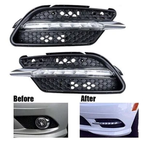 LED DRL Fog Lamps Daytime Running Lights For Benz W204 C300 C350 Sport 2008-2011 - Picture 1 of 14