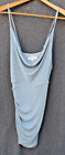 Mable Gray Knit Sleeveless Strappy Slinky Shirt  Blouse Size Small Sexy Stretch