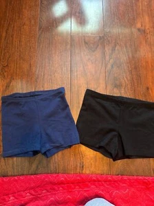 2 Pairs Kids Shorts – Blue Size 6-7 NWOT & Black Size 8 NWOT - Picture 1 of 1