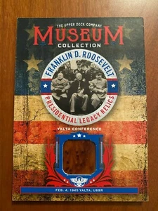 2018 UD GOODWIN CHAMPIONS COLLEZIONE MUSEO FRANKLIN D ROOSEVELT LEGACY RELIC - Foto 1 di 2