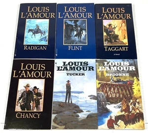 Lot of 6 Louis L'Amour Western Paperbacks: Radigan, Flint, Taggart, Chancy, Tuck - Bild 1 von 6