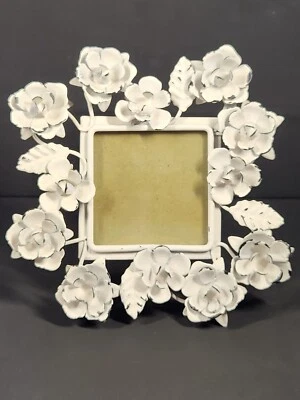 Dulce flor de metal 3D 6x6" para marco de fotos de 2,5x2,5" núcleo de cabaña chippy Foto 1 de 4