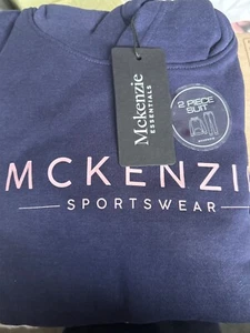 McKenzie Girls Blue Fleece Tracksuit 12/13Y Cozy Hoodie Set - Picture 1 of 3