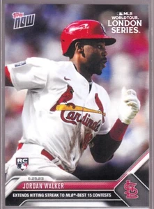 Jordan Walker St Louis Cardinals 2023 Topps Now 494 Base SP London Series v Cubs - Picture 1 of 2