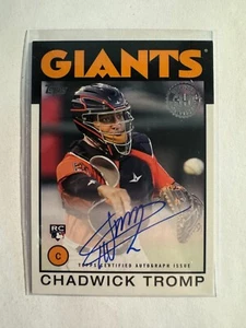 K211,798 - 2021 Topps '86 Topps Autographs #86ACT Chadwick Tromp Auto - Picture 1 of 1