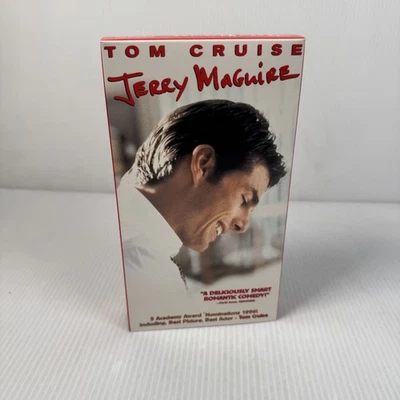 Vintage Jerry Maguire VHS Movie Tom Cruise Cuba Gooding Jr Comedy Drama 1996 - Image 1 of 4