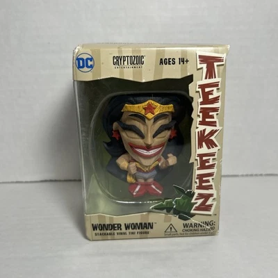 Wonder Woman, Teekeez, Stackable Vinyl Tiki Figure by Cryptozoic Ent NOS - Image 1 of 4