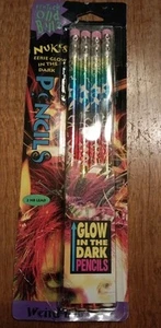 Lápices Pentech vintage brillan en la oscuridad años 90  - Imagen 1 de 4