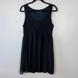 Pins and Needles Empire Taillenkleid schwarz Babydoll kleines schwarzes Kleid Medium - Bild 1 von 8