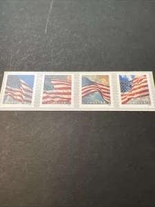 Scott #5879-82-2024 U.S. FLAGS- Coil Strip Of 4 MNH-US - Picture 1 of 1