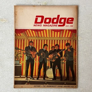 Dodge News Magazine July 1966 Guitars Booming Sound Chrysler Motors - Picture 1 of 5