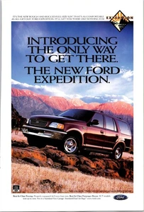 Ford Expedition only way to get there Vintage Print Ad - Picture 1 of 1