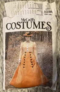 McCall's Costume Victorian 1890's blouse and skirt 6 8 10 12 14 uncut - Picture 1 of 8