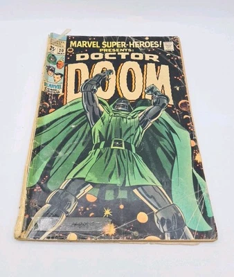 Marvel Super-Heroes #20 Doctor Doom 1st Battle Silver Age Comic A90 - Image 1 of 4