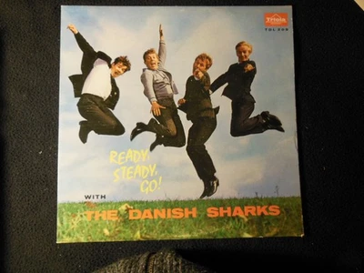 THE DANISH SHARKS - Ready, Steady, Go! , ORIGINAL D Triola LP - Bild 1 von 4
