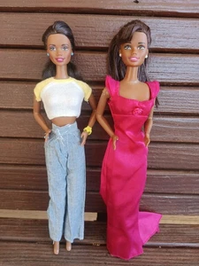 African American Christie 2er Set Barbie Puppe Pet Doctor & Pet Lovin Dolls 90er - Bild 1 von 16