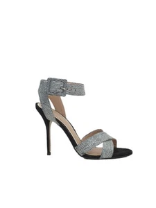 Tacones de oficina para mujer UK 6 negros a rayas 100 % otros con tiras - Imagen 1 de 9