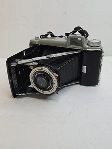 Kodak Tourist Camera Foldable Bellows Type Kodet Shutter Neck Strap Untested - Picture 1 of 9