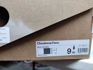 Größe 9 - On Cloudnova Form White Eclipse W - Bild 1 von 5