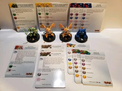 Yugioh HEROCLIX Suijin Alpha Gamma Valkyrion Magna Warrior Gate Sanga Kazejin Foto 1 de 4