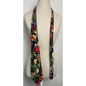 Corbata vegetal Nicole Miller Del Monte vintage - Imagen 1 de 2