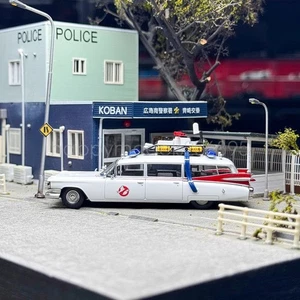 YS 1/64 Escala Para Cadillac Ghostbusters ECTO-1 Diecast Coche Modelo Juguete Regalo - Imagen 1 de 6